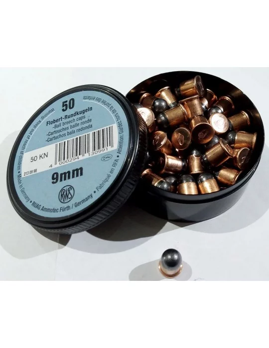 RWS Flobert balle ronde 9 mm par 50