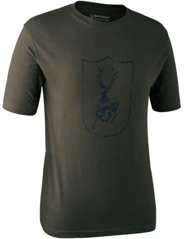 T-shirt logo cerf Deerhunter à manches courtes