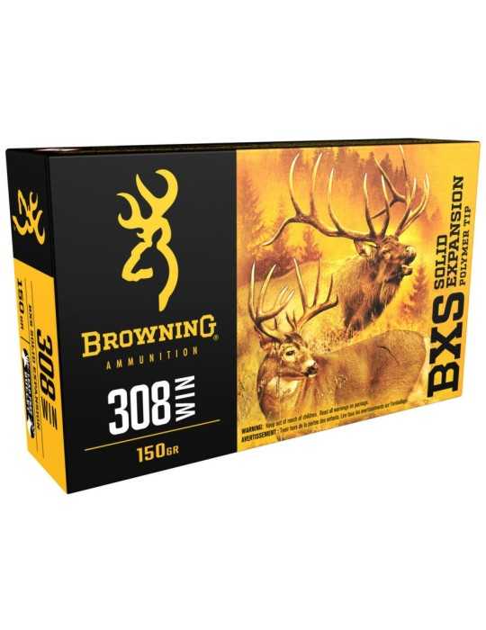 Browning BXS .308 Win. 150 gr sans plomb