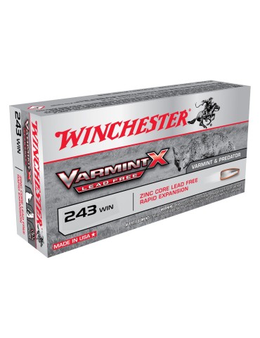 Winchester Varmint-X Lead Free .243 Win. 55 gr sans plomb