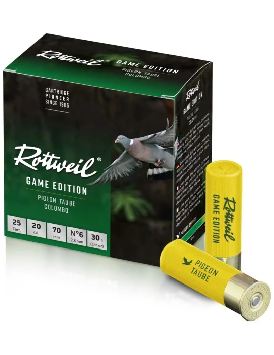 Pack Rottweil Game Edition Pigeon 20/70 30g*