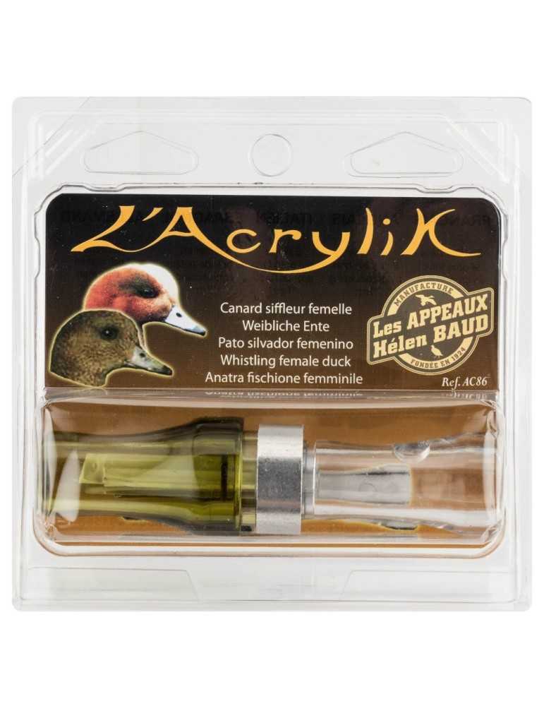 Appeau acrylik canne siffleur femelle Helen Baud