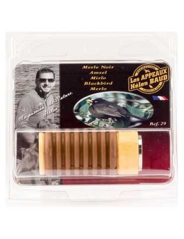 Appeau merle noir à soufflet Hélen Baud 2