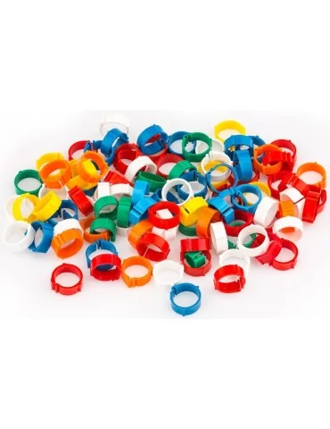Bagues de repérage clips par 100 D.12mm