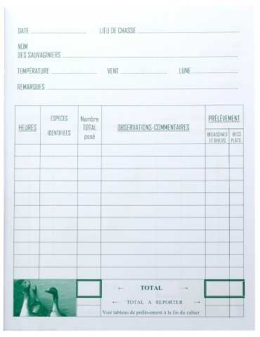 Cahier de hutte 96 pages 2