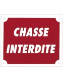 Panneau "Chasse interdite"