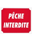Panneau "Pêche interdite"