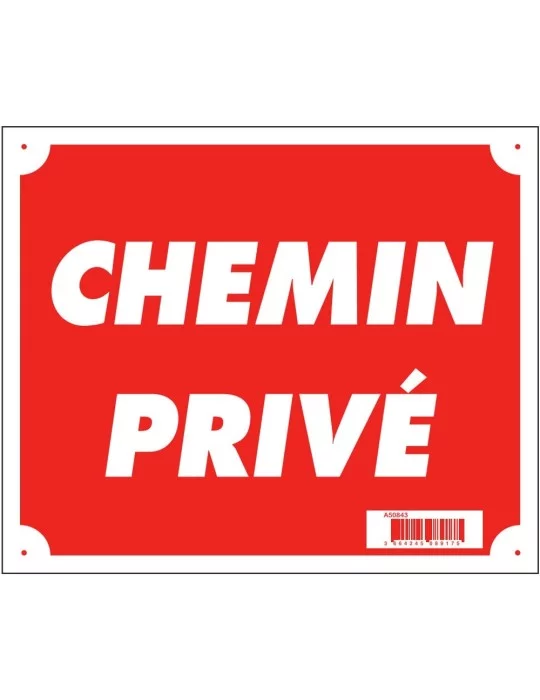 Panneau "Chemin Privé"