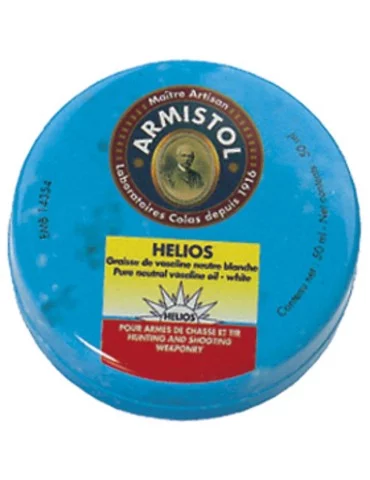 Boîte de graisse de vaseline neutre blanche Helios Armistol