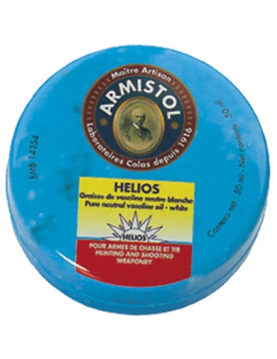 Boîte de graisse de vaseline neutre blanche Helios Armistol