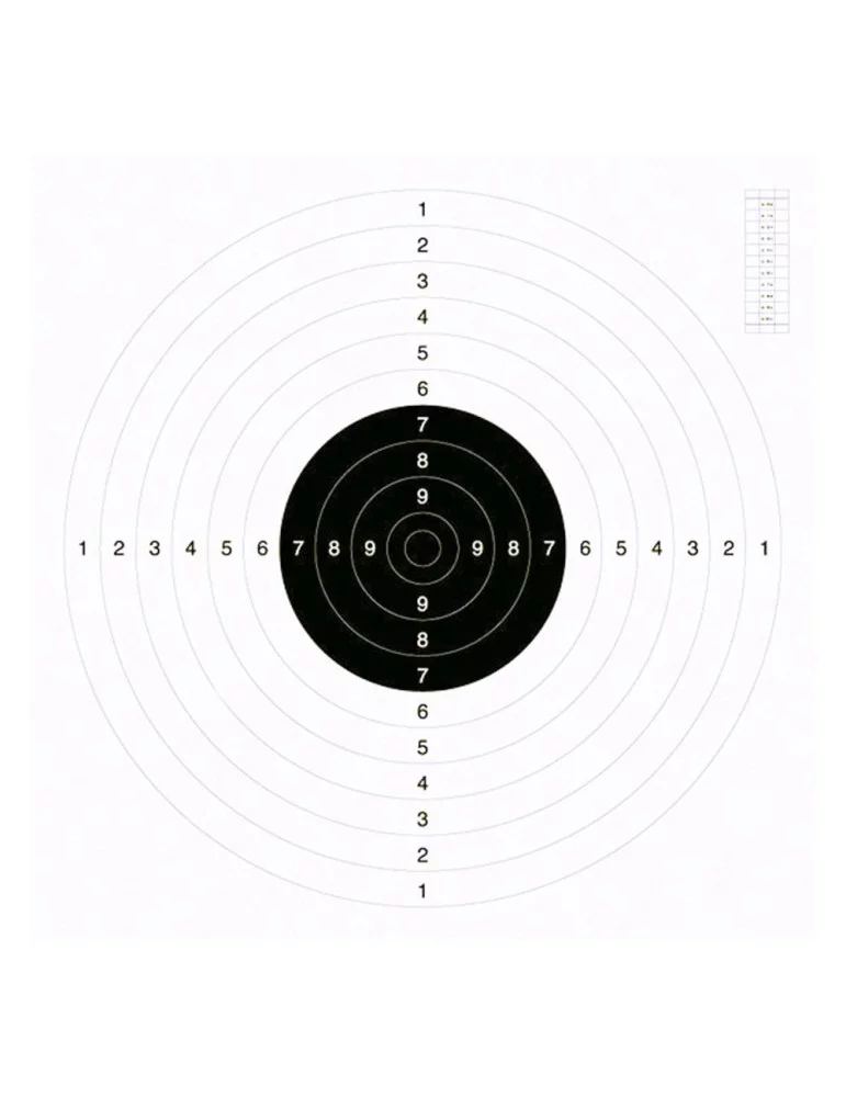 100 cartons-cibles 53 x 53 cm C50 blancs