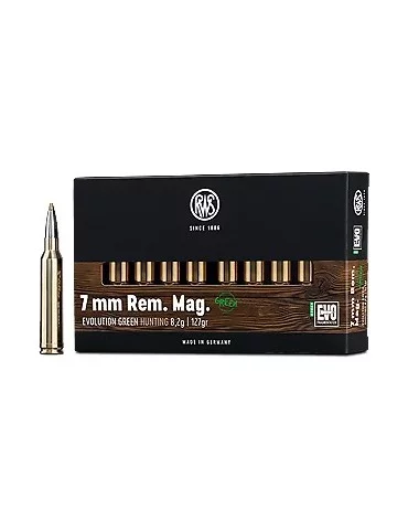 RWS 7 mm Rem. Mag. EVO Green 127 gr sans plomb