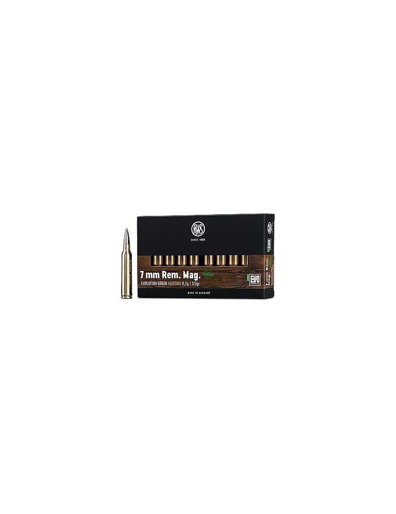 RWS 7 mm Rem. Mag. EVO Green 127 gr sans plomb