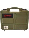 Mallette pour arme de poing avec mousse prédécoupée verte Nuprol
