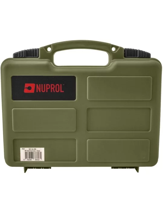 Mallette pour arme de poing verte Nuprol