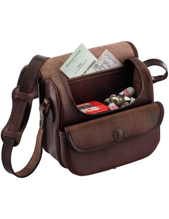 Sac à cartouches en cuir gras Country Sellerie