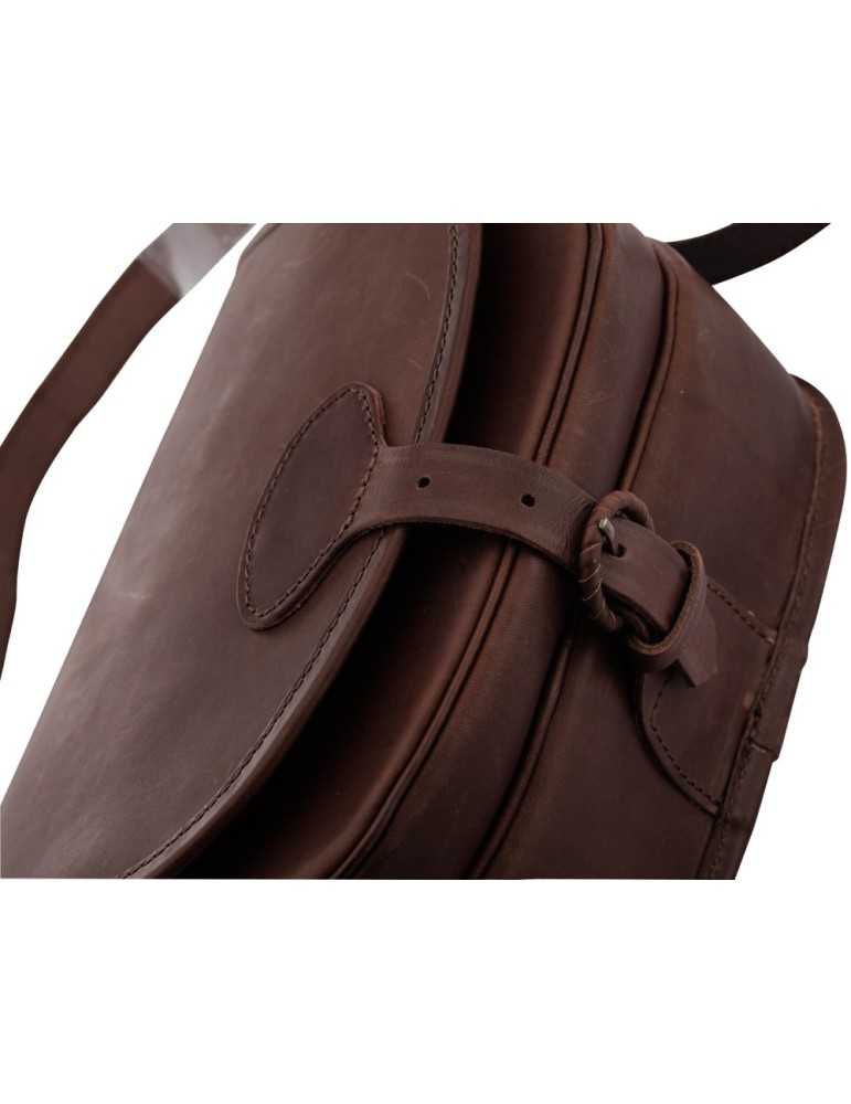 Sac à cartouches en cuir gras Country Sellerie