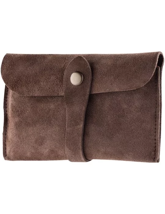 Pochette en croûte de cuir Country Sellerie