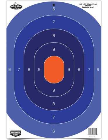 Lot de 3 centres de cible silhouette réactives Birchwood Casey