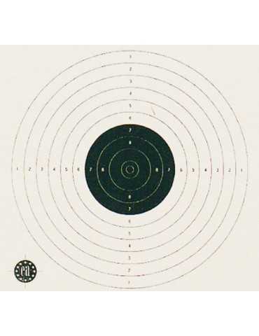 1000 cartons-cibles 17 x 17 cm