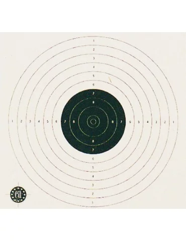 1000 cartons-cibles 17 x 17 cm