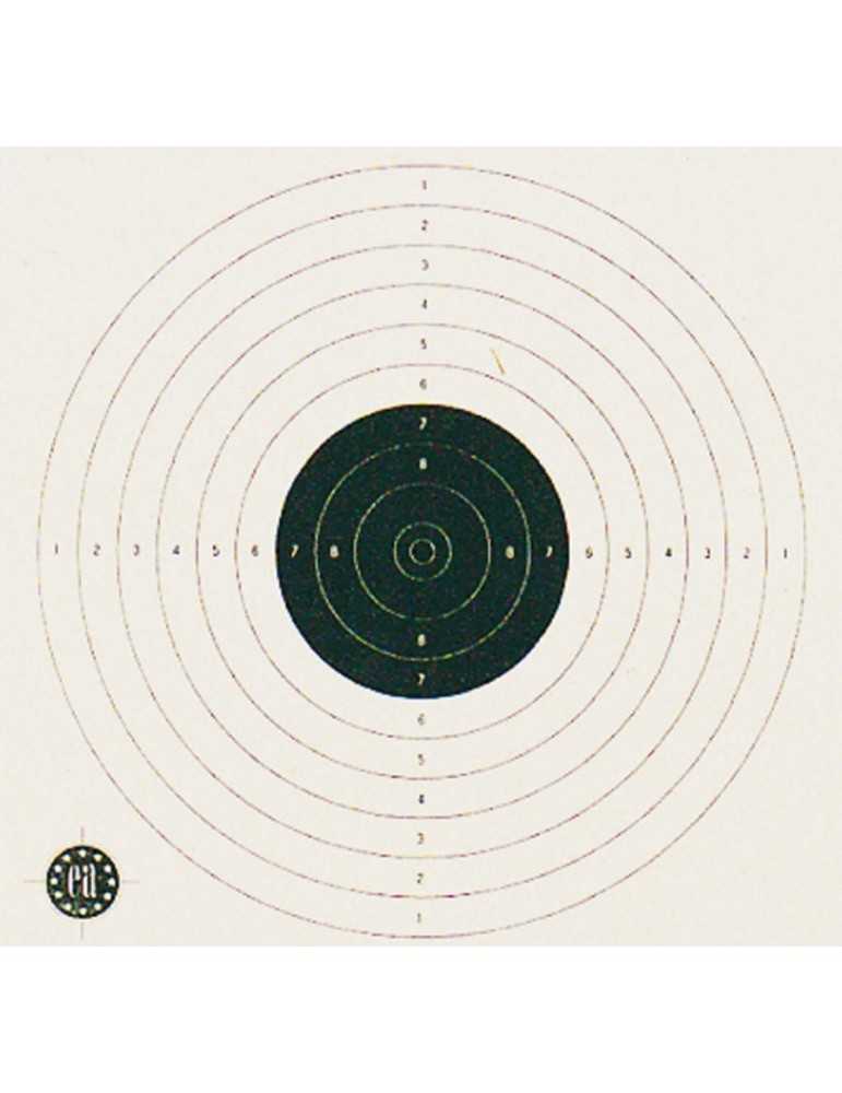 1000 cartons-cibles 17 x 17 cm