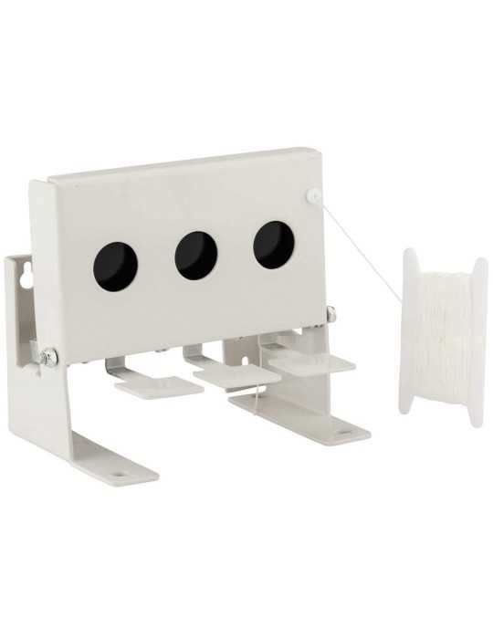 Cible mobile type biathlon petit modèle 3 trous pour 4,5 mm SMK