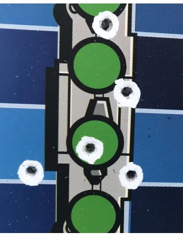 Lot de 8 cibles bataille navale Birchwood Casey 2