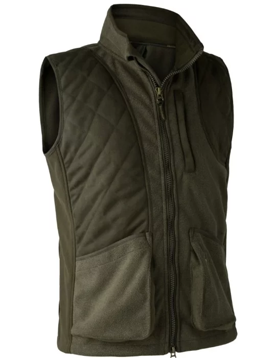 Gilet polaire kaki Gamekeeper Shooting Deerhunter