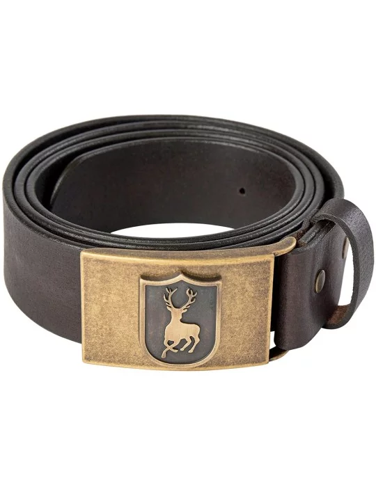 Ceinture en cuir Deerhunter avec boucle motif cerf