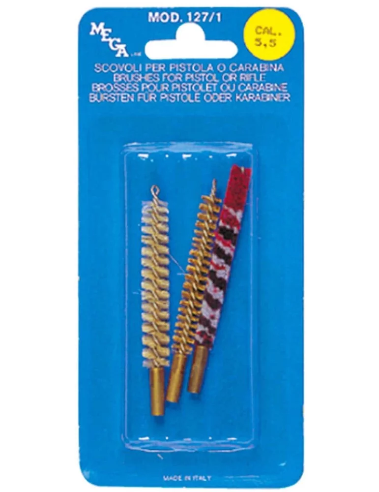 Set de trois brosses pour armes à canon rayé