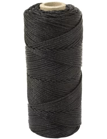 Cordeau noir tressé