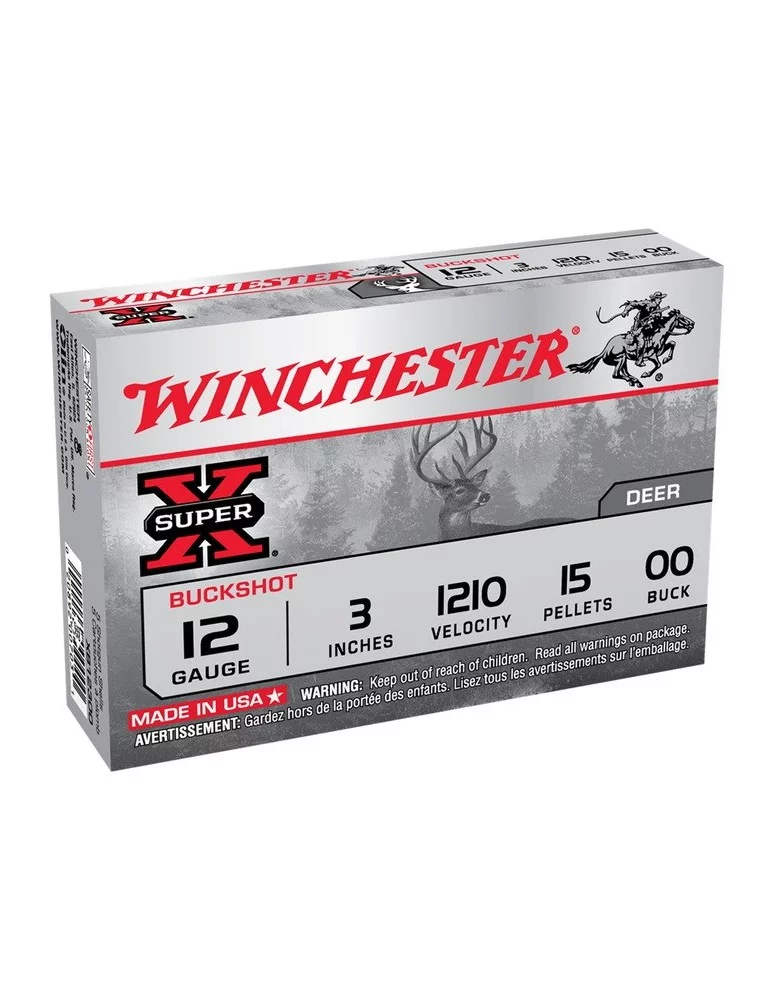 Winchester Buckshot C.12/76 15 grains (chevrotine)*