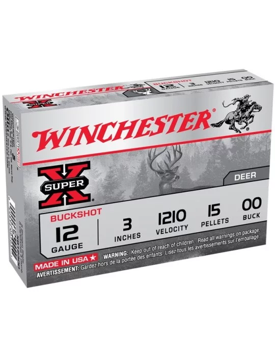 Winchester Buckshot C.12/76 15 grains (chevrotine)*