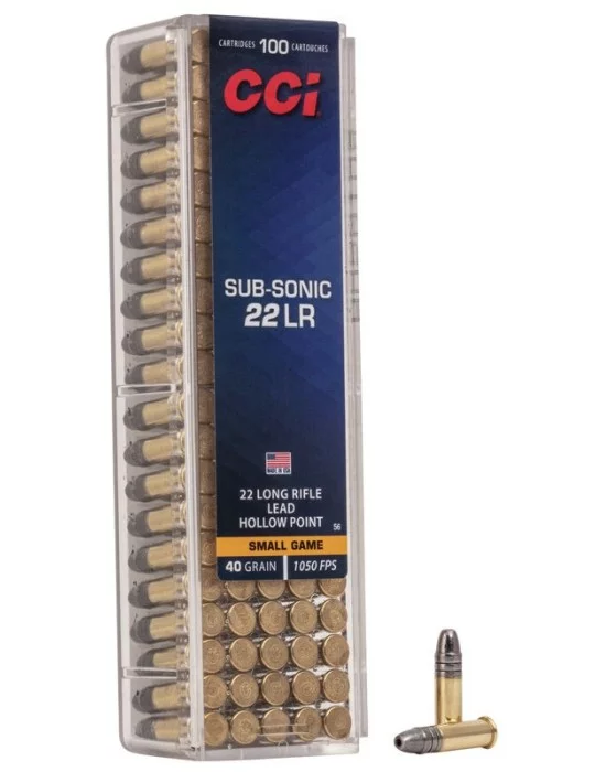 CCI .22 LR HP Subsonic