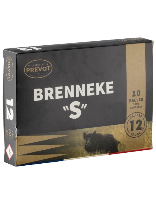 Balle sous-calibrée Prevot Brenneke "S" C.12/70