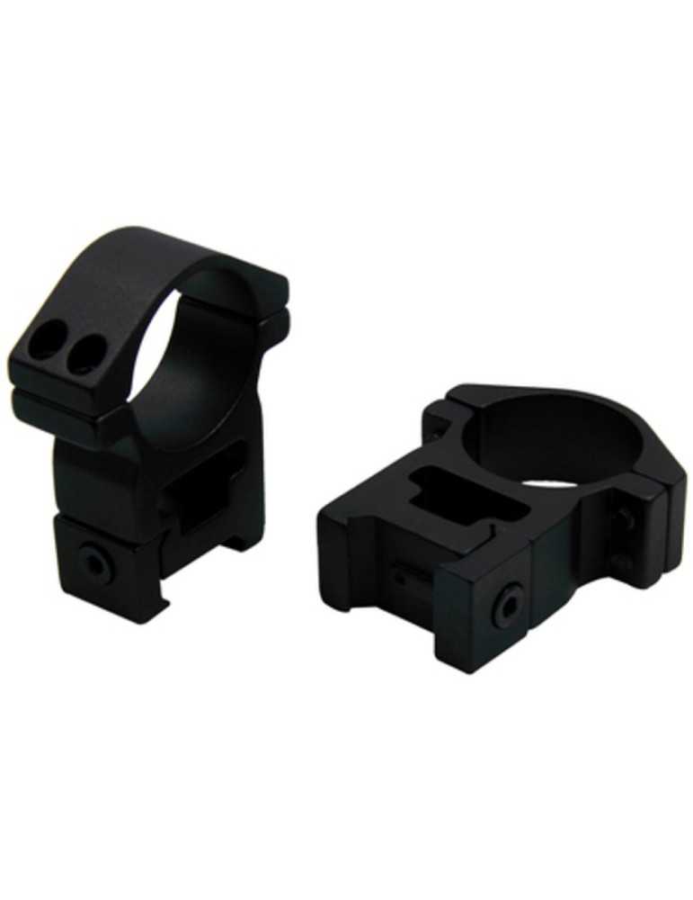 Colliers Fuzyon Ø30 mm profil haut pour rail Weaver