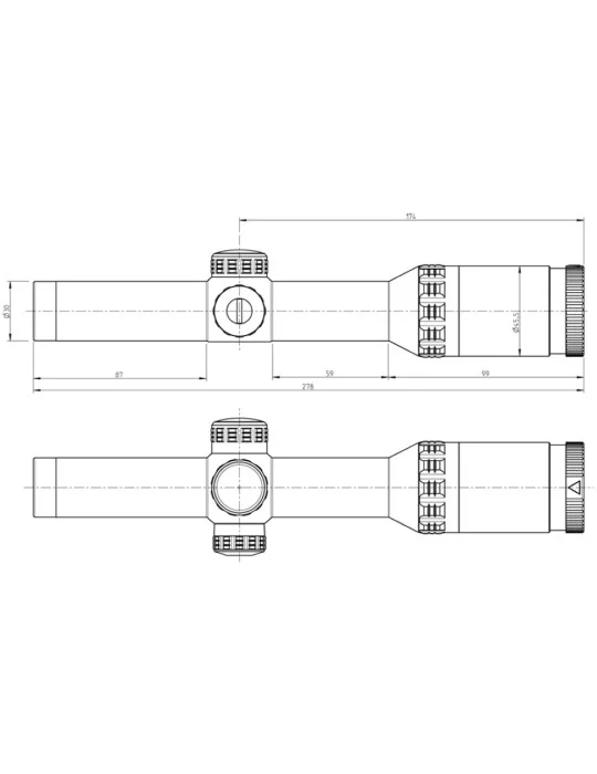 Lunette Kahles Helia 1-5x24i rail SR