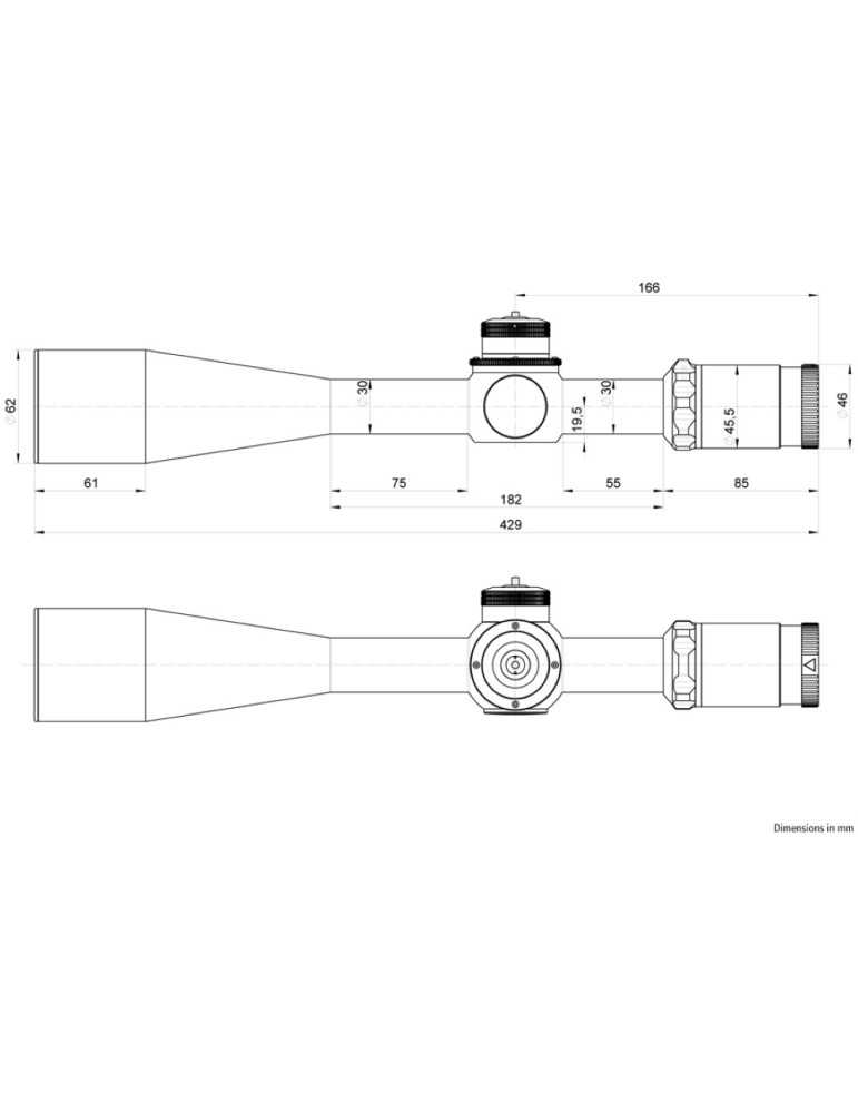 Lunette de tir Kahles K 1050 10-50x56