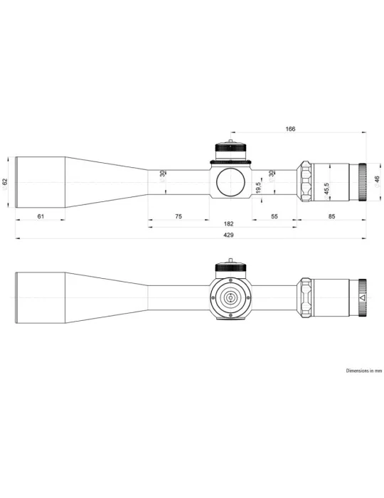 Lunette de tir Kahles K 1050 10-50x56