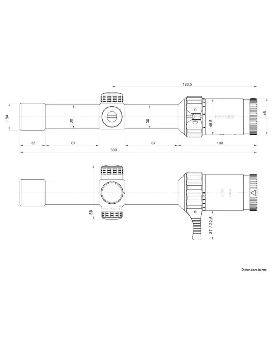 Lunette de tir Kahles K 18i 1-8x24