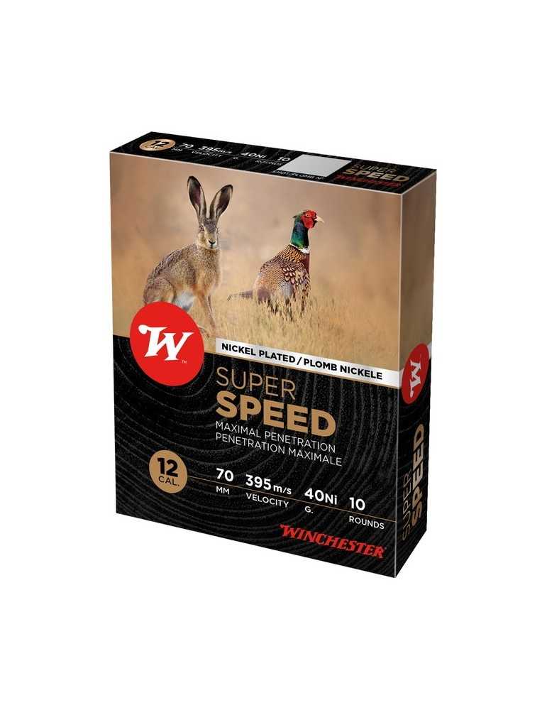 Winchester Super Speed C.12/70 40g plombs nickelés