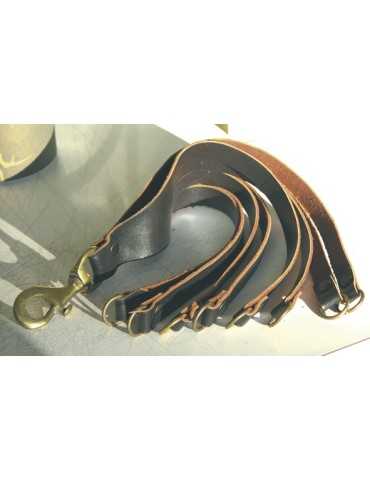 Porte oiseaux en cuir vachette 2