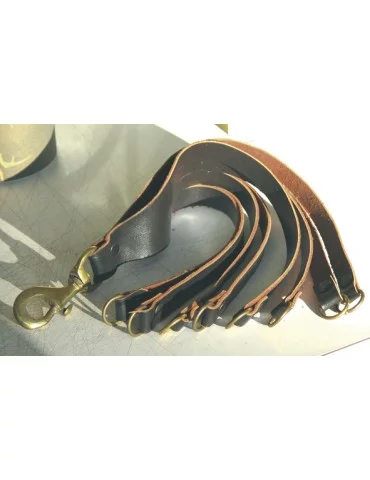 Porte oiseaux en cuir vachette 2