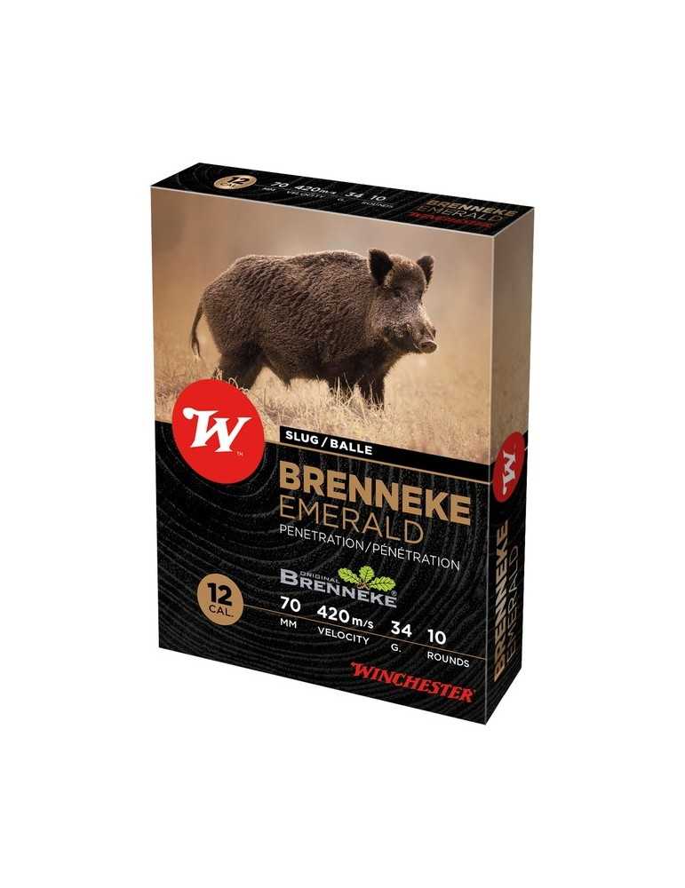 Winchester Brenneke Emerald C.12/70 cartouche à balle