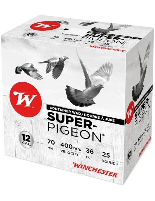 Pack Winchester Super Pigeon C.12/70 36g 100 cartouches