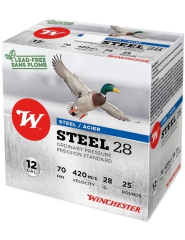 Winchester Steel 28 BP C.12/70 28g cartouche acier