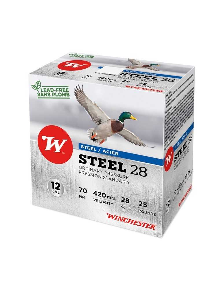 Winchester Steel 28 BP C.12/70 28g cartouche acier
