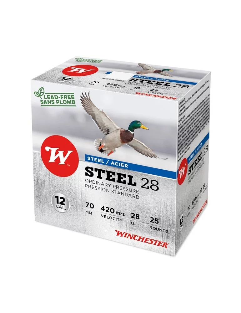 Winchester Steel 28 BP C.12/70 28g cartouche acier