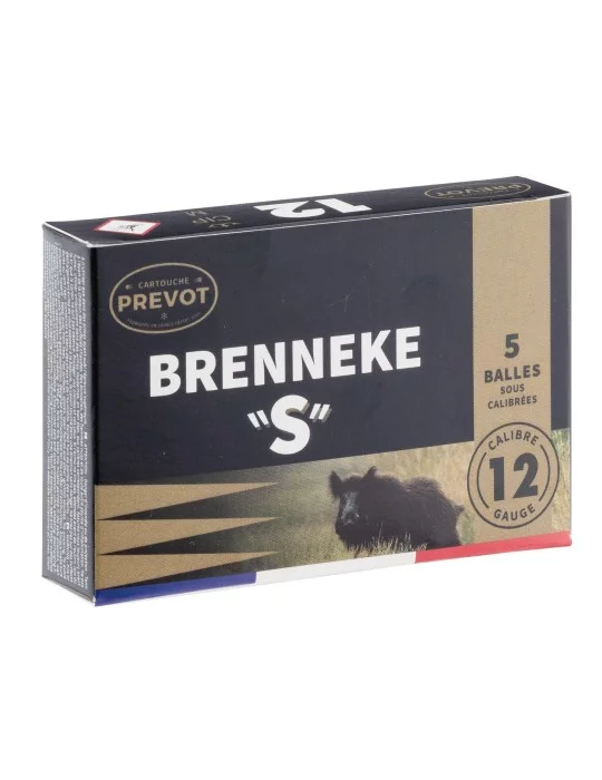 Balle sous-calibrée Prevot Brenneke "S" C.12/70